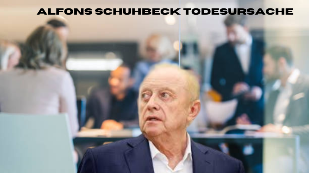 alfons schuhbeck todesursache